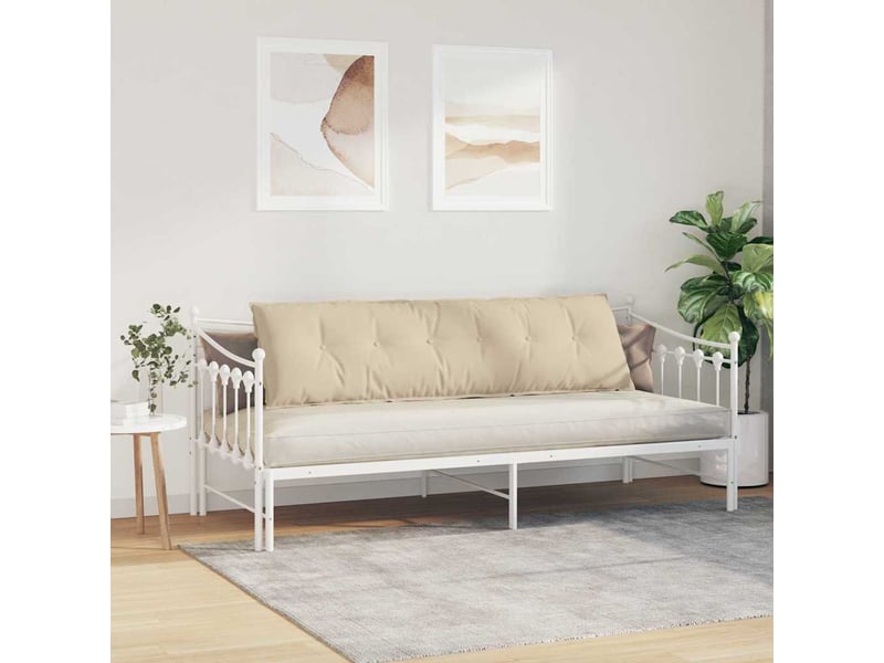 Coussin de dos, coussin de dossier crème 180 x 50 cm tissu en microfibre cf54624 - Conforama D