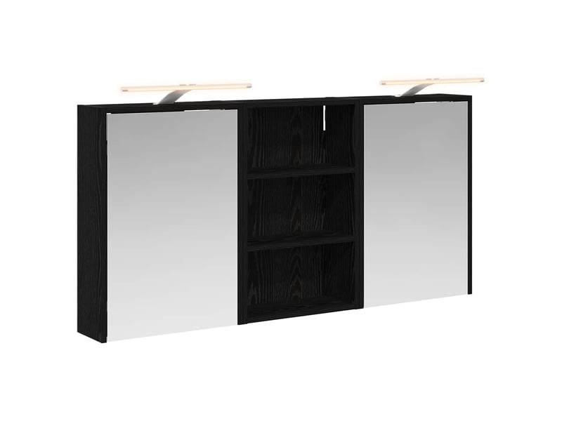  Ensemble de meubles de salle de bain 3 pcs 126x16x62.5 cm shl3466  - Conforama A