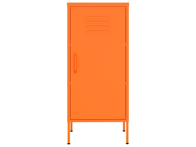  Armoire de rangement, rangement bureau orange 42,5x35x101,5 cm acier shl7761  - Conforama C