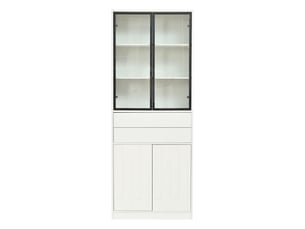 Vitrine coloris blanc <strong></strong> <strong>OPULERANE TRADING LTD</strong> - 70 cmx180 cm
