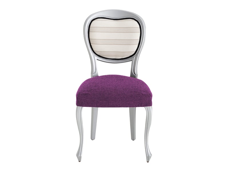 Lot de 2 housses de chaise dorian, sans dossier  - Conforama A