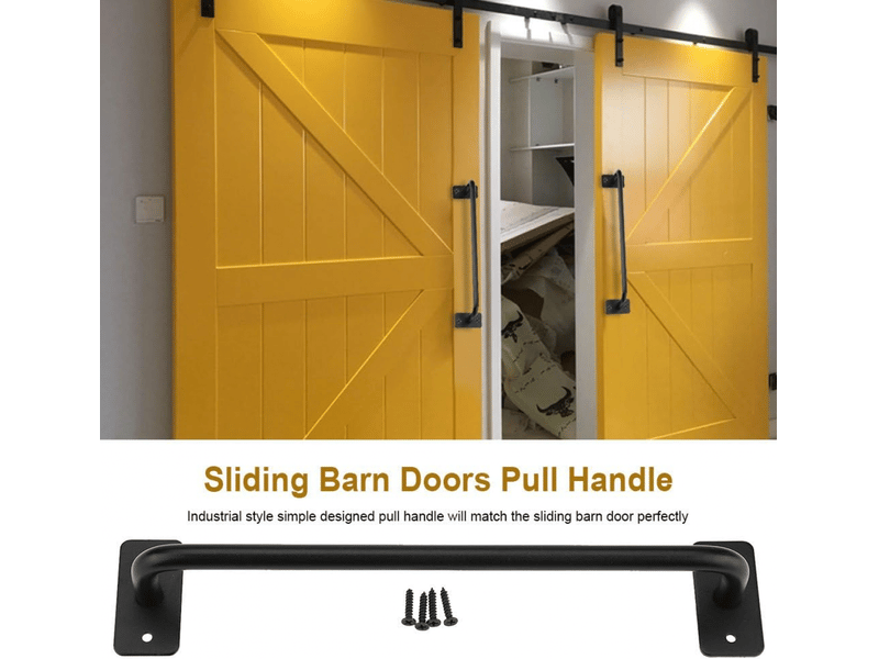  Poignée de porte coulissante, poignée de traction de porte de grange, barre d'appui, accessoires de quincaillerie pour meubles (l)  - Conforama C