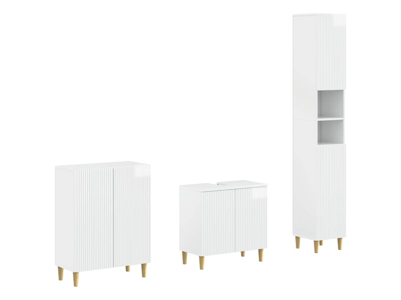  Ensemble de meuble de salle de bain 3 pièces arnhem cf63307  - Conforama A