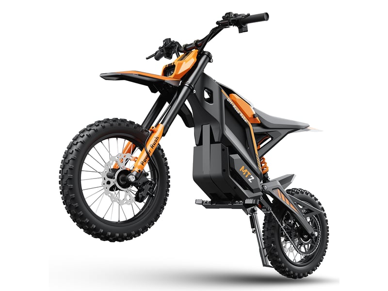  Mt2 moto cross électrique double suspension nfc, orange  - Conforama C