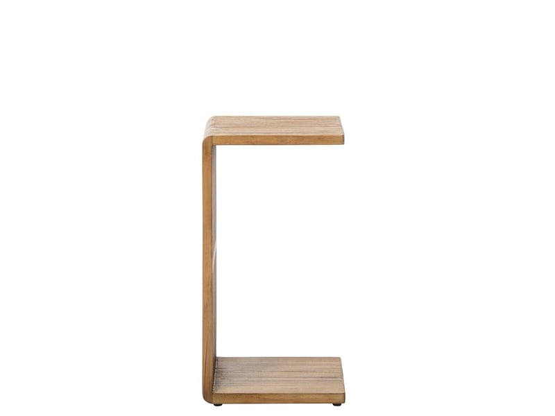  Table d'appoint en bois lars 65cm naturel  - Conforama C