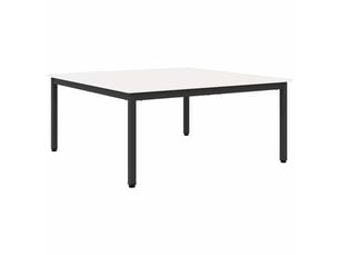 Table basse rectangulaire coloris blanc  