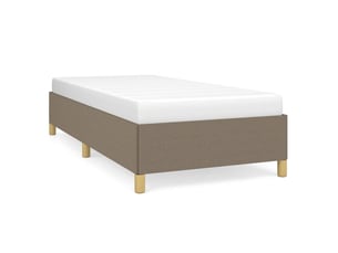 Lit simple 80x200 cm coloris taupe