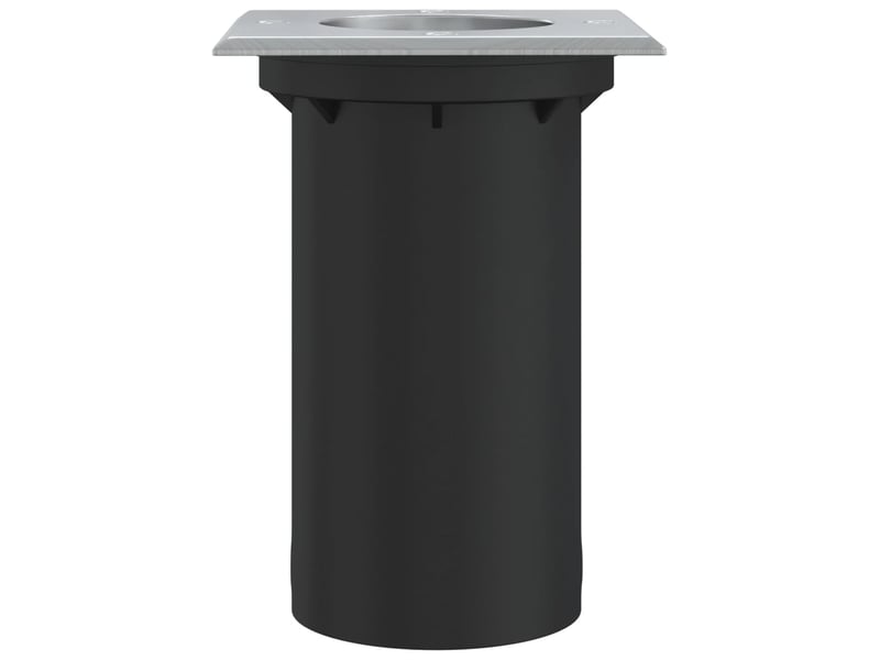  Lampe au sol d'extérieur carrée 10,5 x 10,5 x 14,5 cm éclairage polyvalent décoratif en aluminium noir 02_0056640  - Conforama C