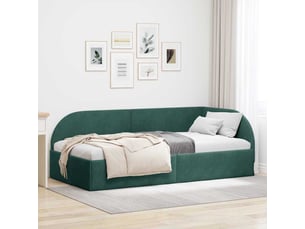 Lit simple 90x190 cm <strong></strong> <strong></strong> coloris vert