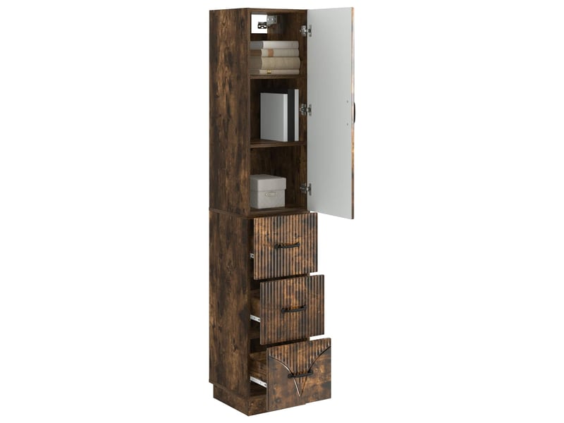 Ensemble de meubles 2 pcs, rangement de salon 33 x 34,5 x 87 cm bois d'ingénierie shl5981 - Conforama C