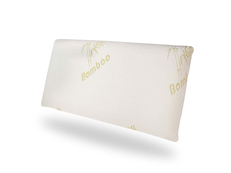 Oreiller bambou mémoire de forme, respirant, déhoussable - collection bamboo - 40 x 70 cm PREMIUM - Conforama B