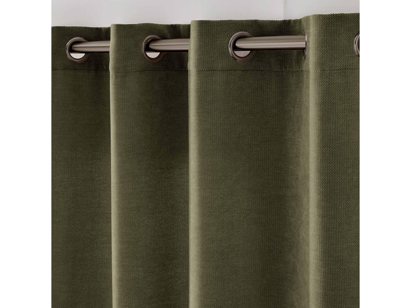  Rideau tamisant à œillets en velours chenille 140x180 cm  - Conforama B