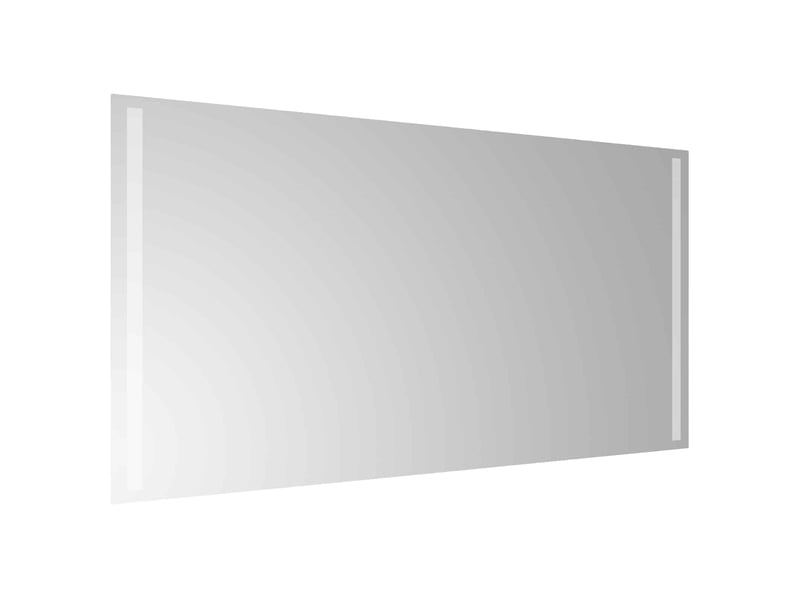  Miroir de salle de bain, miroir de toilette led avec miroir transparent 100 x 60 cm cf62558  - Conforama D