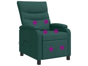 Fauteuil convertible VIDAXL  Tissu vert