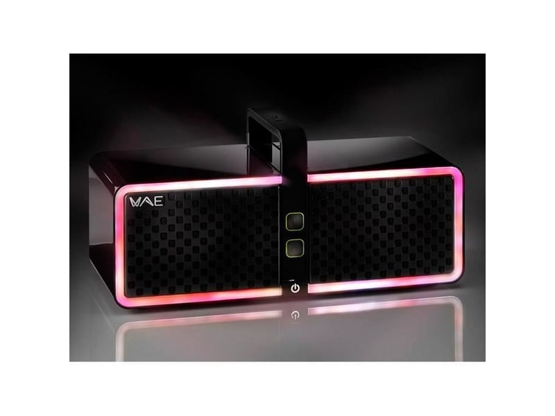  Enceinte bluetooth portable 15w rms noir nfc rgb led aux usb 4780764 - Conforama C