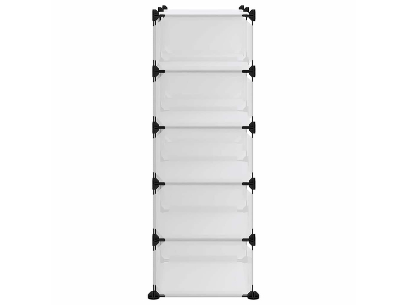  Meuble à chaussures, étagère à chaussures transparent 84x32x88,5 cm pp  - Conforama D