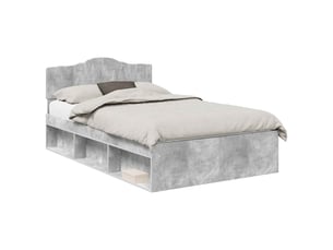 Lit 2 places 120x200cm    coloris gris