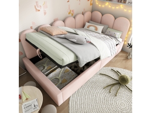 Lit banquette 90x200 cm <strong>HAUSS SPOLE</strong>  <strong></strong> coloris rose