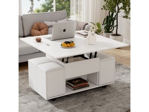 Table basse  coloris blanc <strong></strong> <strong></strong>