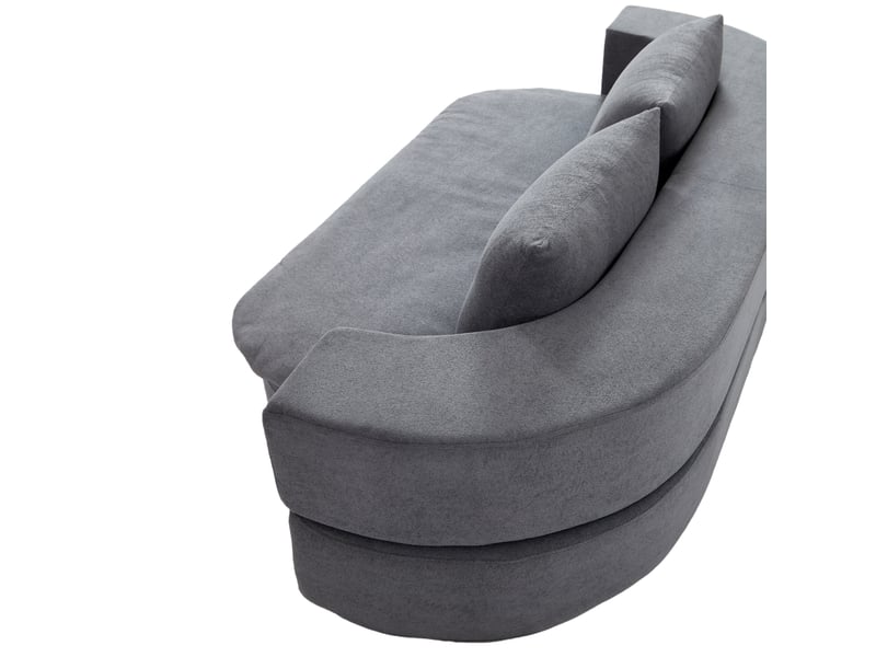Canapé convertible, canapé-lit, 1 place, gris clair, 2 en 1, pliable, mobilier pour espace de vie, pour salon et séjour - Conforama R