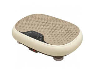 Plateforme vibrante 46x33x13,5 cm 20 vitesses métal beige