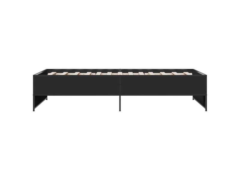  Lit simple- lit adulte -  cadre de lit sans matelas noir 100x200 cm  - Conforama D
