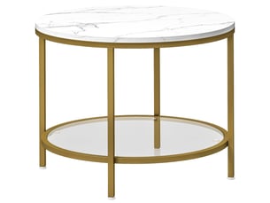 Table basse coloris blanc HOMCOM