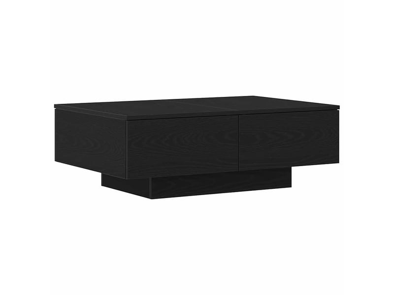  Table basse - table de salon - table à thé chêne noir 90 x 60 x 31 cm bois d'ingénierie  - Conforama A