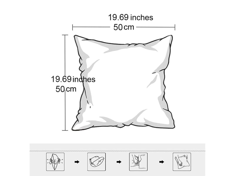 Lot de 2 housses de coussin 50 x 50 cm peluche jaune thé chicfurn - Conforama C