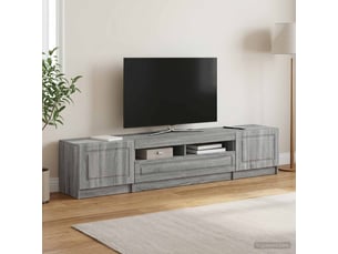 Meuble tv coloris gris 49 cm <strong></strong>  <strong></strong>