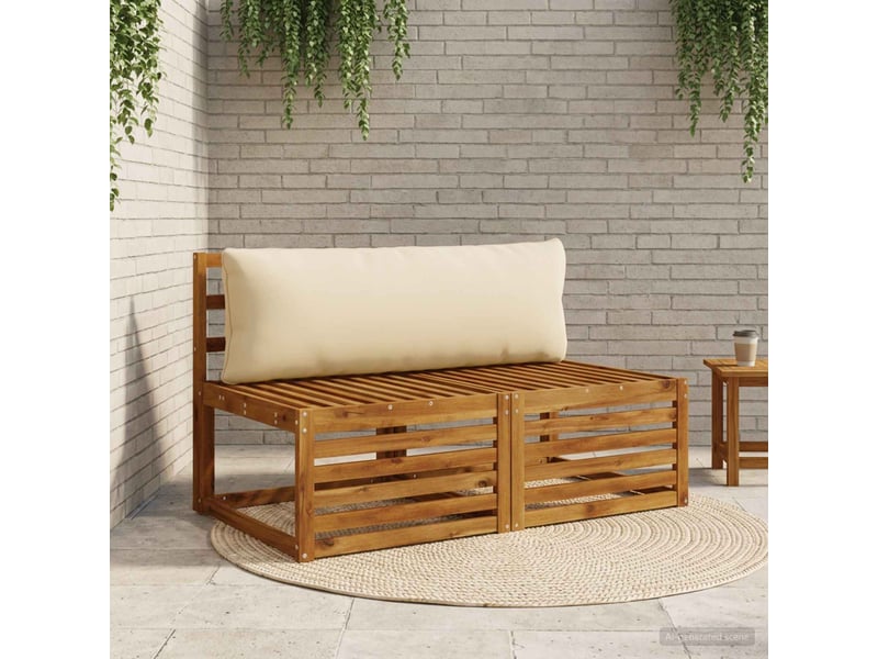 Coussin de dos, coussin de dossier 1 pièce putten 100 % polyester beige cf54329 - Conforama B