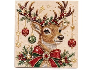 Kit diy diamond painting perles de noël – art créatif à réaliser soi-même pour adultes-style 3