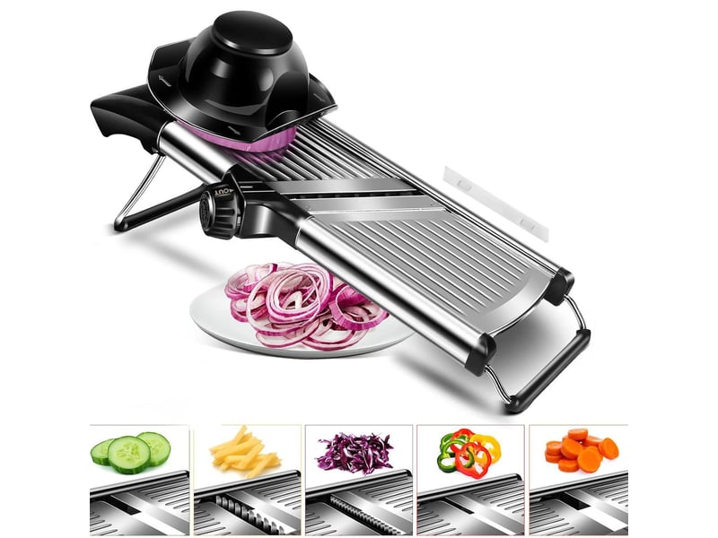 Mandoline réglable en acier inoxydable coupe-légumes multifonctionnelle - Conforama B