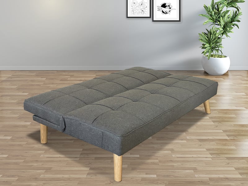 Banquette clic clac 3 places gris - siljan Siljan01 - Conforama R