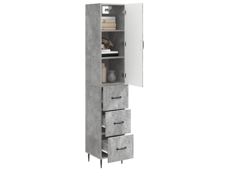  Ensemble de meubles 2 pcs, rangement de salon 33 x 34,5 x 90 cm bois d'ingénierie shl2059  - Conforama C