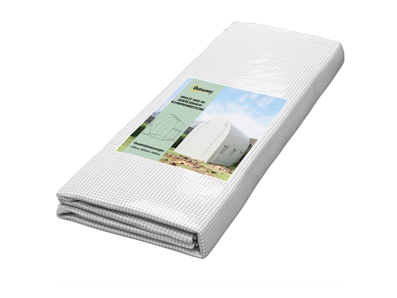  Bâche de rechange pour serre, résistante aux intempéries, 300 cm x 200 cm x 200 cm, film transparent uniquement  - Conforama A