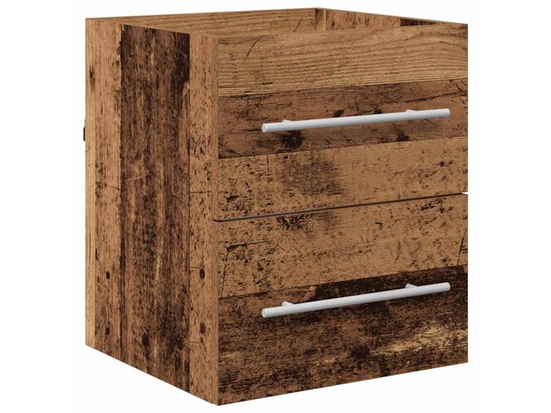  Meuble de lavabo de salle de bain, armoire de bain marron 42 x 39 x 52 cm cf65552  - Conforama E
