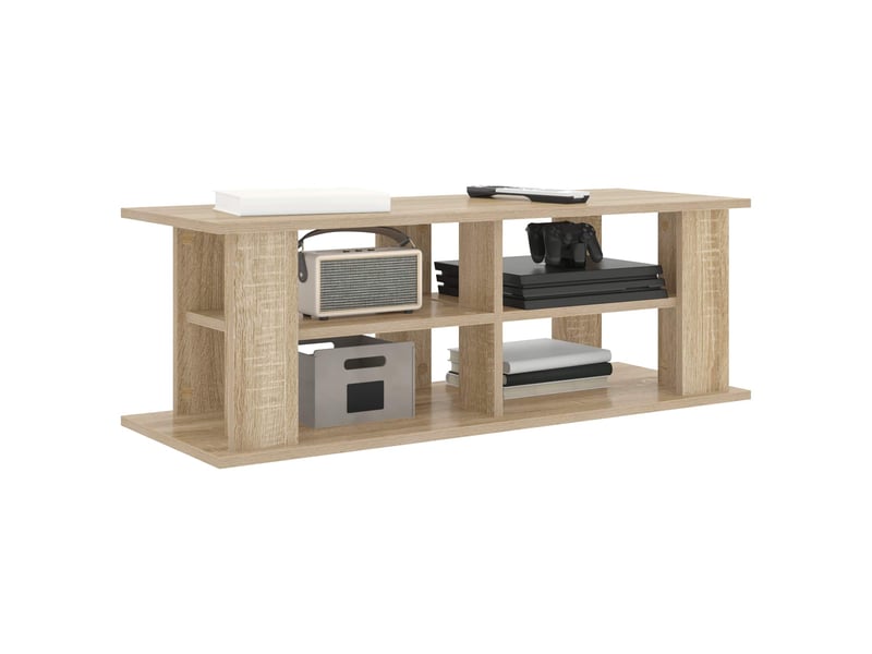  Support de télévision chêne sonoma 96x35x33,5 cm  - Conforama C