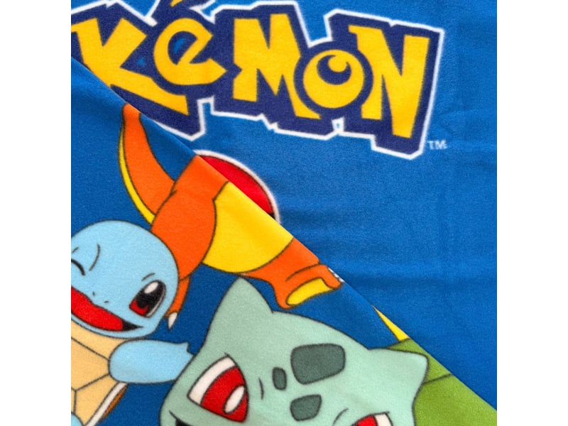  Plaid polaire imprimé, pokemon battle 110x140cm  - Conforama C