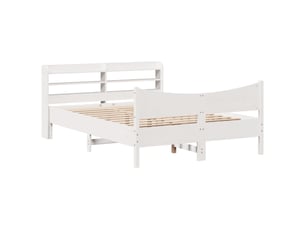 Lit 2 places 140x190 cm    coloris blanc