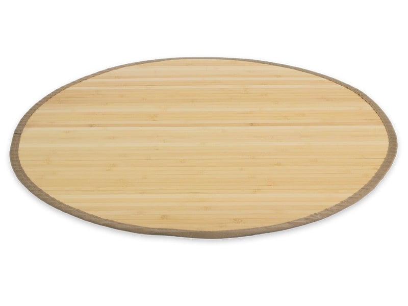  Tapis en bambou rond naturel ø 150cm tap06080  - Conforama D