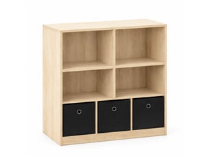Bibliotheque coloris bicolore 2 étagère(s) DESVIAE - 30 cm x 61 cm