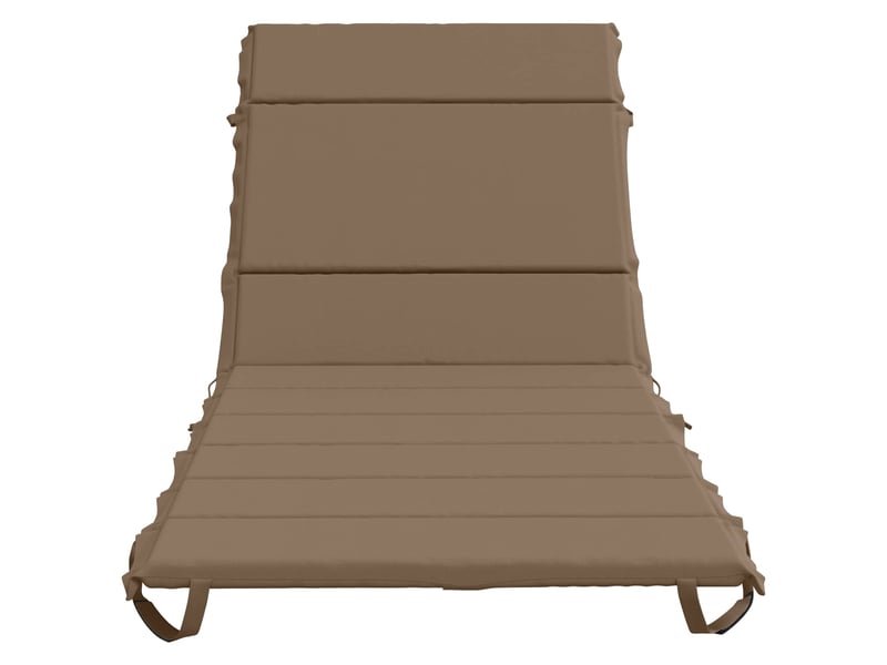  Coussin de transat, coussin pour bain de soleil gemert 100 % polyester taupe 200 x 80 x 3 cm cf56208  - Conforama D