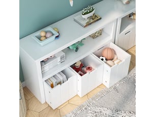Bibliotheque coloris  blanc  G FORM  - 102 cm x 61.5 cm