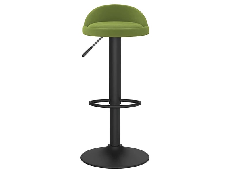  Lot de 2 tabouret de bar, chaise de bar vert clair velours shl42973  - Conforama D