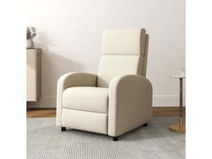 Fauteuil relax électrique  RAELUNYI Cuir / Tissu noir