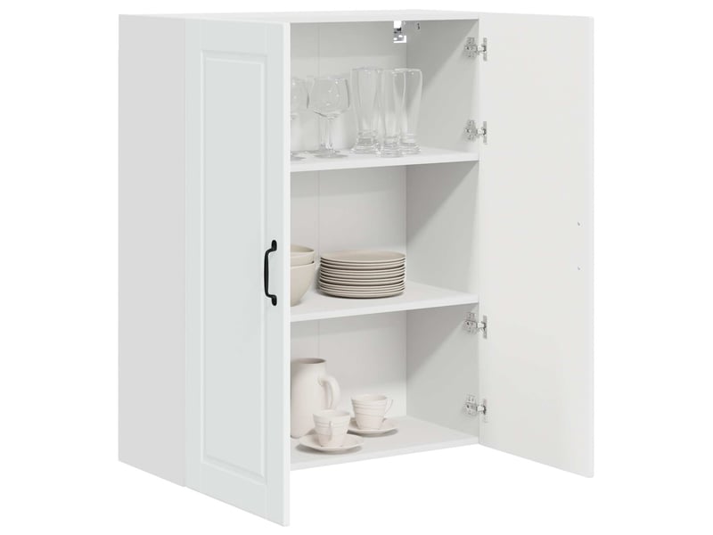  Meuble mural de cuisine, armoire de cuisine blanc 80x31x100cm bois d'ingénierie shl2340  - Conforama C