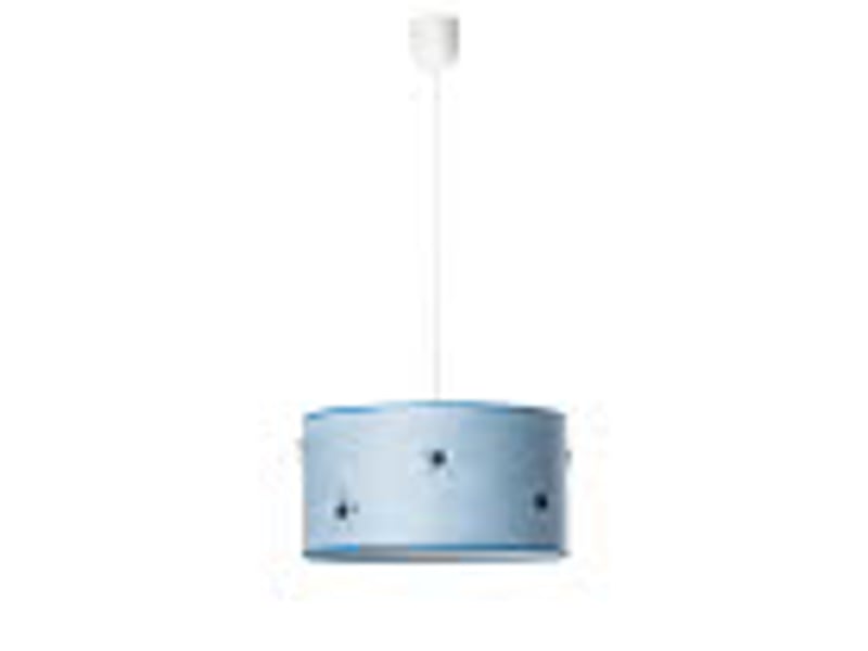  Suspension enfant fabrilamp boton bleu ciel 1xe27 hauteur réglable 35-75 cm ø35 cm 068993548 - Conforama B
