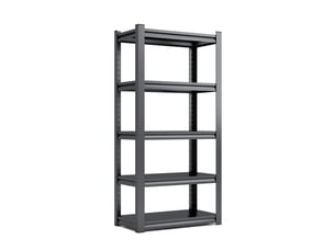Bibliotheque coloris noir 5 étagère(s) BEAUNIV - 40 cm x 183 cm