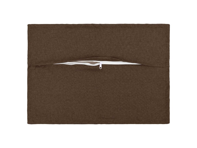  Lot de 2 coussins avec oreiller, coussins décoratifs houten marron lin synthétique cf51177  - Conforama C